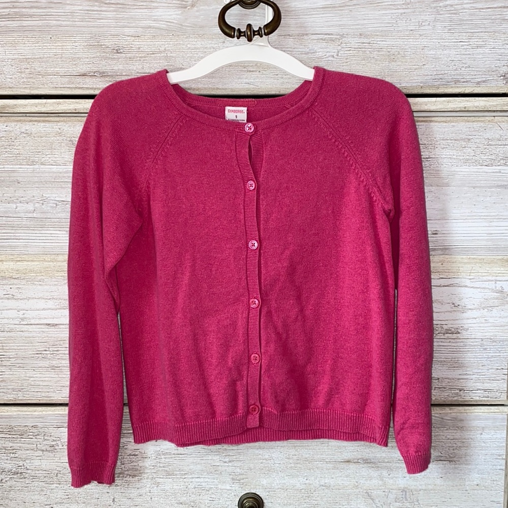 Girls Pink Sweater/ Cardigan